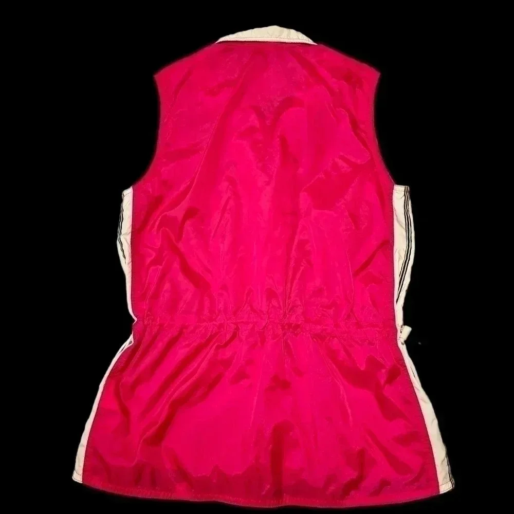 Nike Vintage‎ Windbreaker Vest - 90s Style - Size Medium - Pink/White/Black